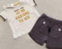 COMPLETO MAGLIA+PANTALONCINO 6 MESI