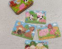 4 PUZZLE ANIMALI