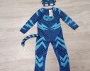 VESTITO CARNEVALE GATTO BOY DEI PJ MASKS 3/4 ANNI