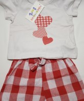 COMPLETO MAGLIA+PANTALONCINO 2/3 ANNI