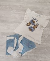 COMPLETO MAGLIA+PANTALONCINO 7/8 ANNI