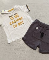 COMPLETO MAGLIA+PANTALONCINO 6 MESI