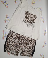 COMPLETO MAGLIA+PANTALONCINO SARABANDA 7 ANNI