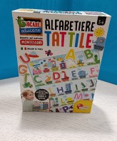 GIOCO MONTESSORI ALFABETIERE TATTILE