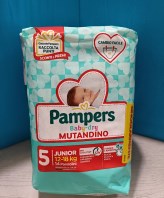 PANNOLINI PAMPERS JUNIOR KG 12/18