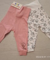 2 PANTALONE LOONEY TOONES 2/6 MESI