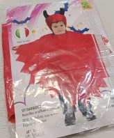 VESTITO HALLOWEEN DIAVOLETTO 2/3 ANNI