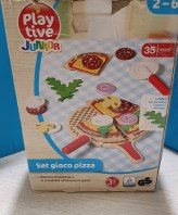 GIOCO SET GIOCO PIZZA DI LEGNO