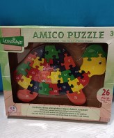 PUZZLE TARTARUGA LETTERE E NUMERI