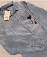 CAMICIA JEANS IDEXÈ 11/12 ANNI