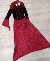 VESTITO CARNEVALE VAMPIRA 10/12 ANNI