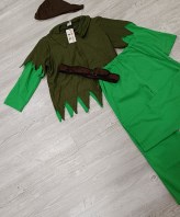 VESTITO CARNEVALE ROBIN HOOD 8/10 ANNI