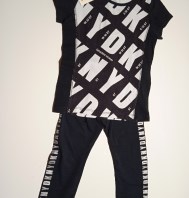 COMPLETO MAGLIA+LEGGINS DKNY 6 ANNI