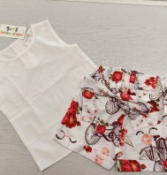 COMPLETO CANOTTA+PANTALONCINO 5/6 ANNI