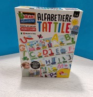 GIOCO MONTESSORI ALFABETIERE TATTILE