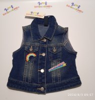 GILET JEANS BENETTON 1/2 ANNI