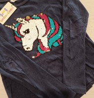 MAGLIA GIRABRILLA UNICORNI 10/12 ANNI