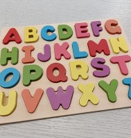 PUZZLE LETTERE LEGNO