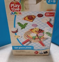 GIOCO SET GIOCO PIZZA DI LEGNO