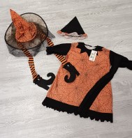 VESTITO HALLOWEEN ZUCCA 2/3 ANNI