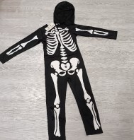 VESTITO HALLOWEEN SCHELETRO 6/7 ANNI