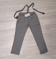 PANTALONE + BRETELLE 6/7 ANNI