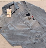 CAMICIA JEANS IDEXÈ 11/12 ANNI