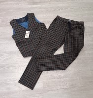 COMPLETO PANTALONE+GILET 12/14 ANNI O . MARINES