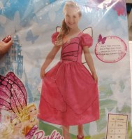 VESTITO CARNEVALE BARBIE 3/5 ANNI