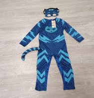 VESTITO CARNEVALE GATTO BOY DEI PJ MASKS 3/4 ANNI