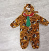 VESTITO CARNEVALE ORSETTO 1/2 ANNI