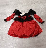 VESTITO CARNEVALE COCCINELLA 4/5 ANNI