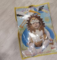 VESTITO CARNEVALE LEONCINO 0/9 MESI