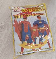 VESTITO CARNEVALE REVERSIBILE TRANSFORMER 6/8 ANNI