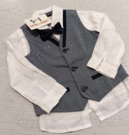 CAMICIA+GILET+PAPILLON BRUMS 2 ANNI
