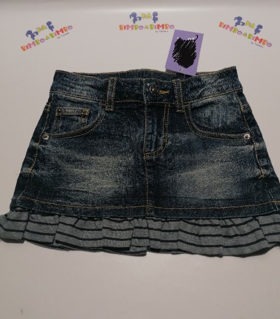 MINIGONNA JEANS BENETTON 3/4 ANNI