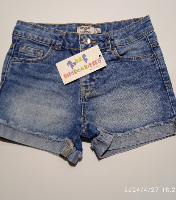 PANTALONCINO JEANS 6/7 ANNI