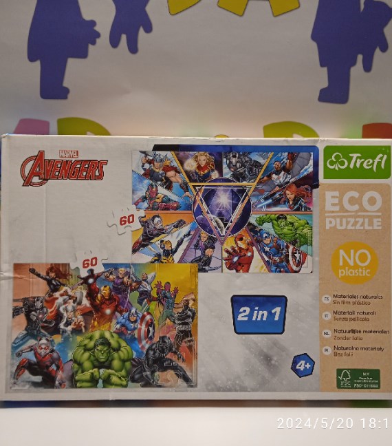 PUZZLE AVENGERS P.ZI 60X2