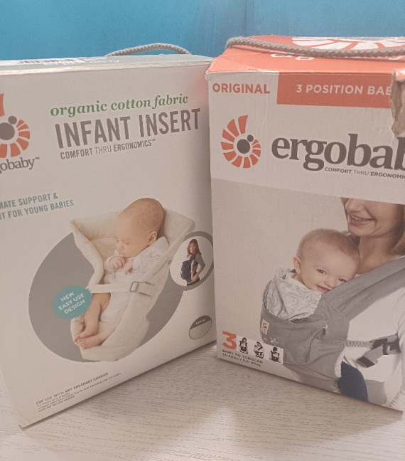 MARSUPIO ERGONOMICO ERGOBABY KG 5,5/20+RIDUTTORE