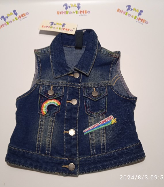 GILET JEANS BENETTON 1/2 ANNI