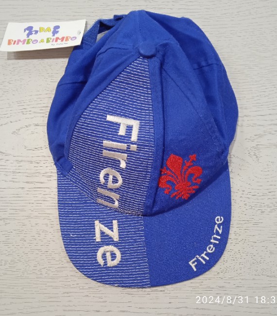 CAPPELLO CON VISIERA FIORENTINA TG UNICA