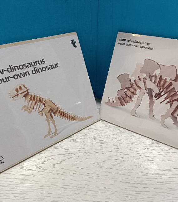 2 DINOSAURI DA COSTRUIRE 3D NUOVI!