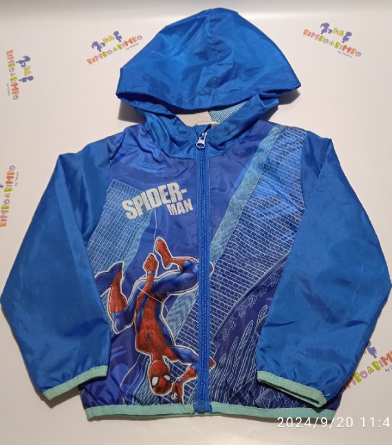 GIACCHETTO K-WAY SPIDER MAN 3 ANNI