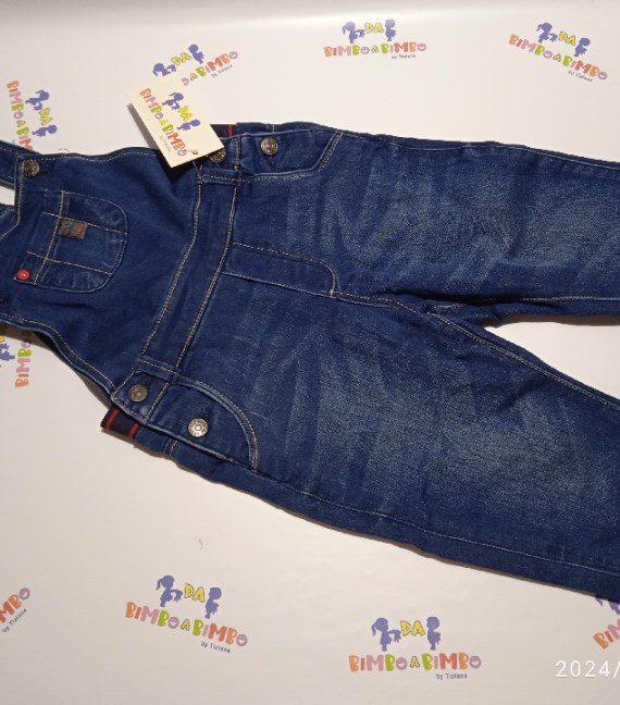 SALOPETTE JEANS 24/30 MESI