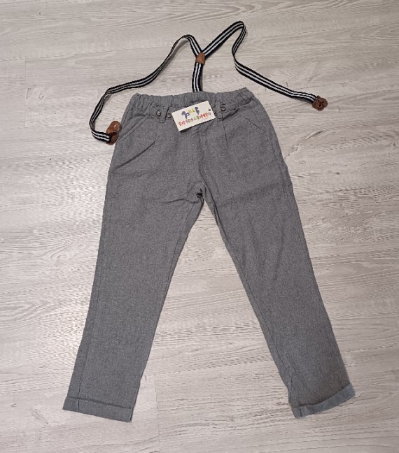 PANTALONE + BRETELLE 6/7 ANNI