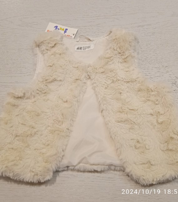 GILET PELLICCIA ECOLOGICA 6/8 ANNI