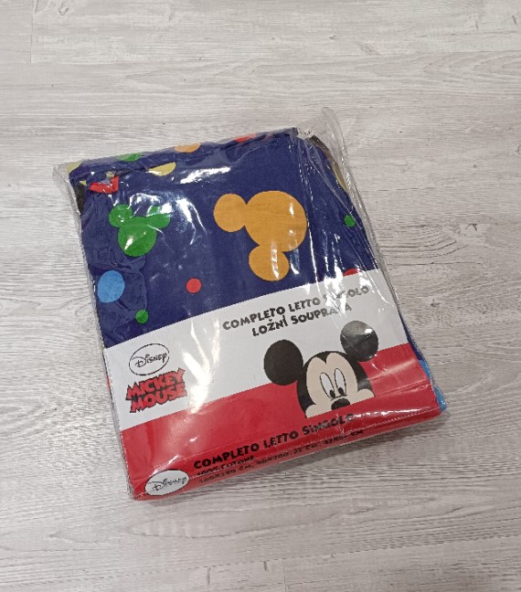 SET LENZUOLA LETTO SINGOLO TOPOLINO NUOVO!