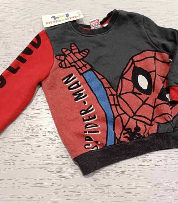 FELPA SPIDER MAN 12/18 MESI