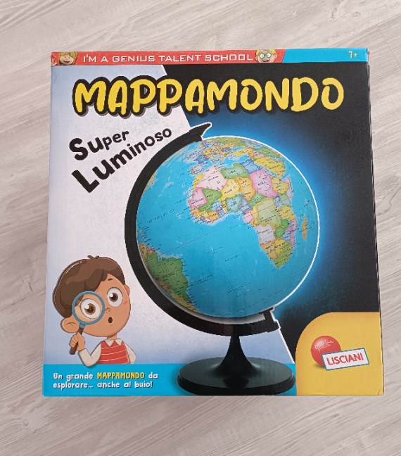 MAPPAMONDO LUMINOSO + USB