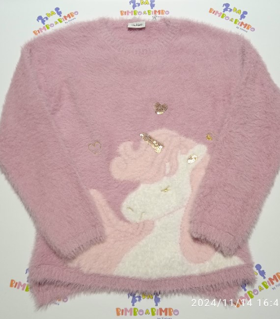 MAGLIONE UNICORNI 4/5 ANNI